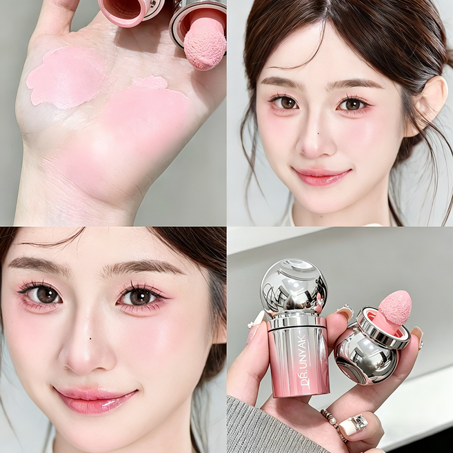 리퀴드 블러셔 브러시형 촉촉 물광 피팅 저채도 수축&팽창 컬러 자연스러운 블러셔, 01, 1개