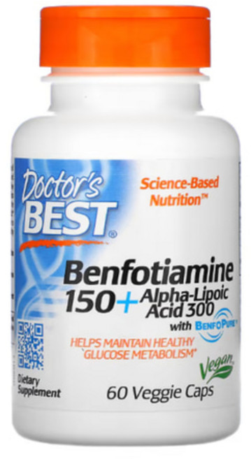 닥터스베스트 벤포티아민 150 + 알파-리포산 300 베지캡, 1개, 60정