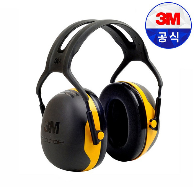 3M X2A 귀덮개 헤드밴드형, 1개, 1개입