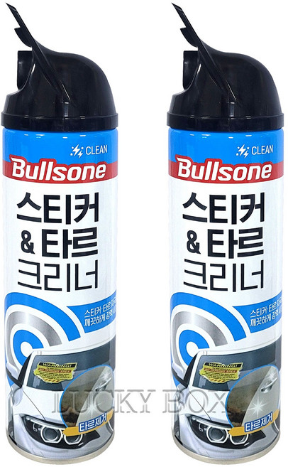 불스원 스티커 타르 크리너-400ml 2개 타르 낙진 수액 얼룩 오염 벌래 제거 제거제 세차용품, 400ml