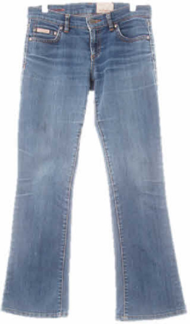 6538 캘빈클라인진 중청 데님 부츠컷로우크롭워싱진