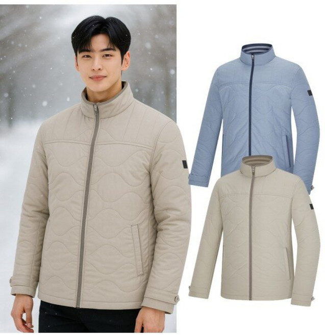 비티알 비티알 남성 겨울 퀄팅 골프 경량 패딩 자켓 BSC661UJ9M