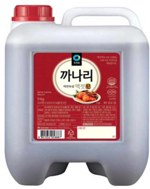 청정원 까나리액젓진, 9kg, 1개