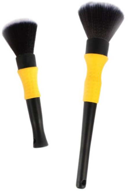 ARN 디테일링 옐로우 울트라소프트 브러쉬 세트, 1개, 라지&스몰세트