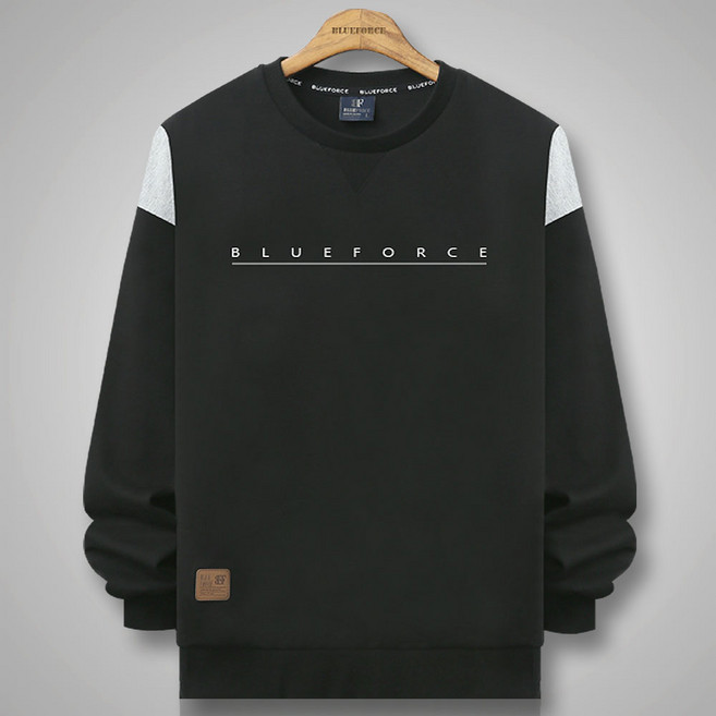 블루포스 BG 죠시안 오버핏 맨투맨 남자 긴팔 티셔츠 남성 빅사이즈 운동복 겨울 단체티 커플티 츄리닝