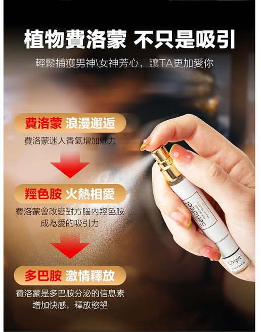 Orgie SENSFEEL FOR WOMAN 費洛蒙女士香水 10ml, 1個