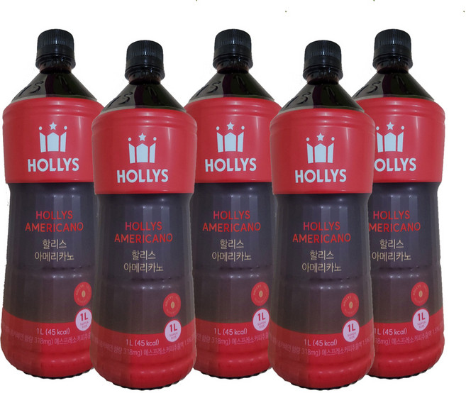 할리스 아메리카노, 1L, 1개입, 5개