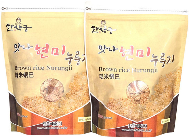 새마원 한도 HACCP 국내산 현미누룽지 500g 한상궁 가마솥 맛나 누룽지, 2개