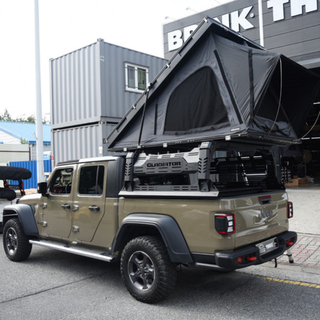 글래디에이터 하드폴딩커버 하이 카고랙 애니커스텀 대전 세종 청주, 그레이, 1개