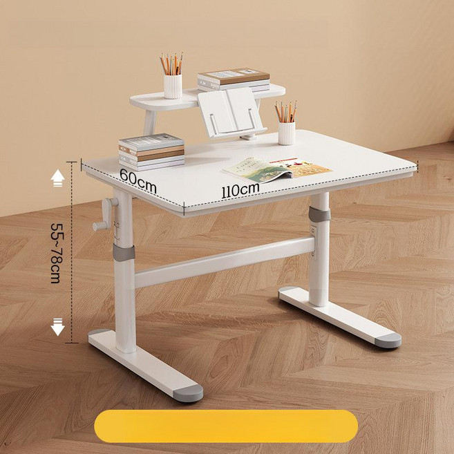 도랑가게 수동모션데스크 수동모션데스크책상, 110cm 아크리스 책장형