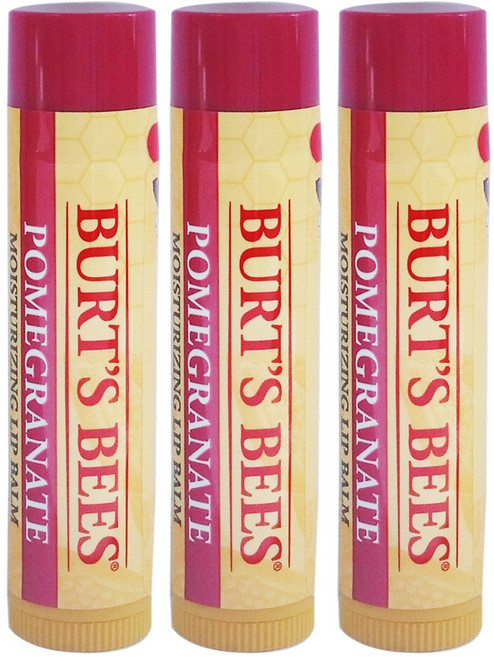 버츠비 모이스춰라이징 립밤, 석류, 4.25g, 3개