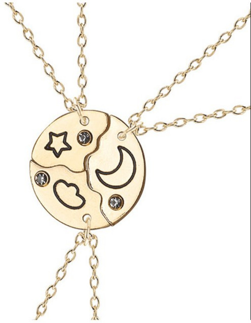 연온룸 3인우정목걸이 4인 우정목걸이 데일리 목걸이