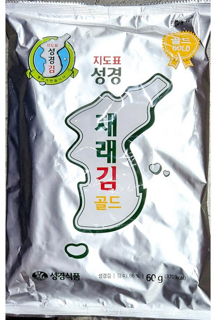 조미 재래전장김(지도표 60g) 업소용 성경김, 60g, 1개