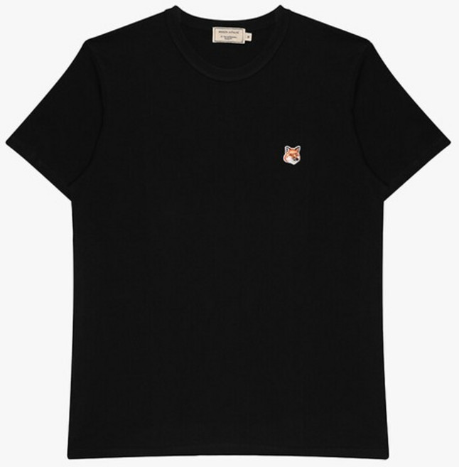 [명품]메종키츠네 MAISONKITSUNE AM00103KJ0008 BK 남성 반팔티 AM00103KJ0008BK