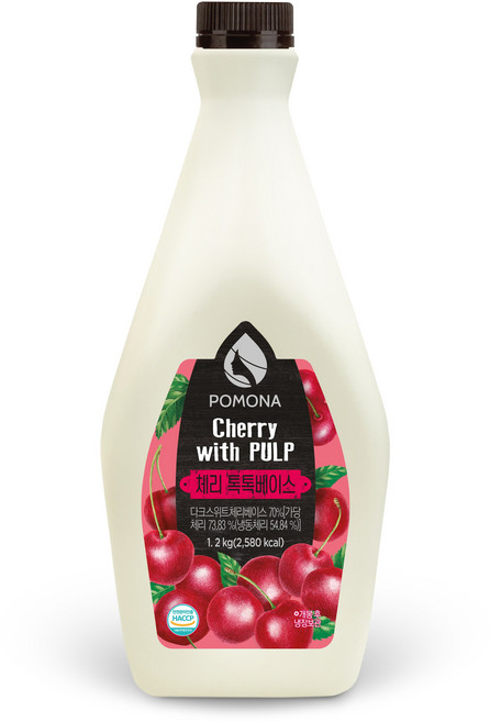 포모나 체리 톡톡 농축베이스, 1개, 1.2kg