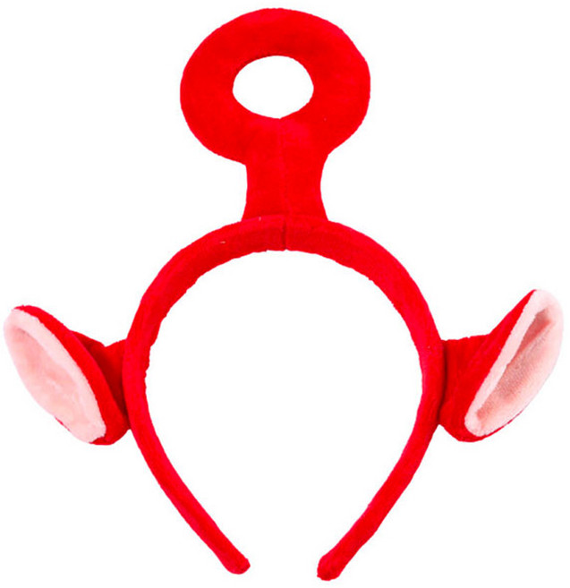미미파티 동물 머리띠 인생네컷 웃긴 소품 생일 파티 체육대회 놀이공원 인싸머리띠, 인싸 머리띠 1-텔레 레드