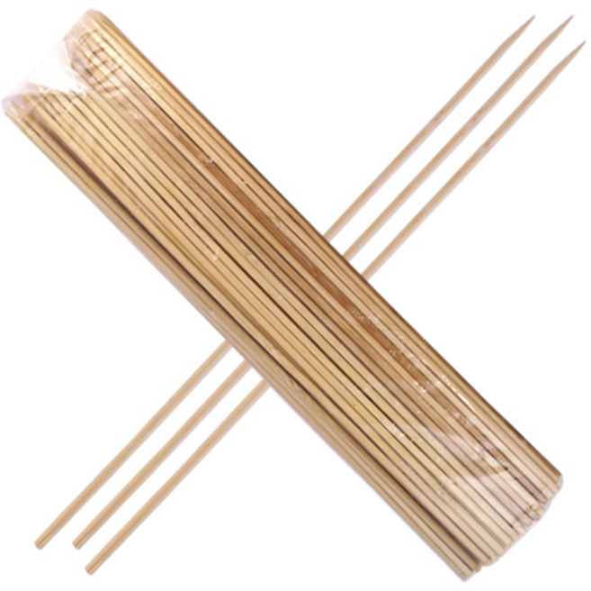 대나무꼬지 손잡이꼬지 핫바스틱 오뎅꼬치 꽂이 - 대용량, 대나무꼬지-(대) 100개입, 1개