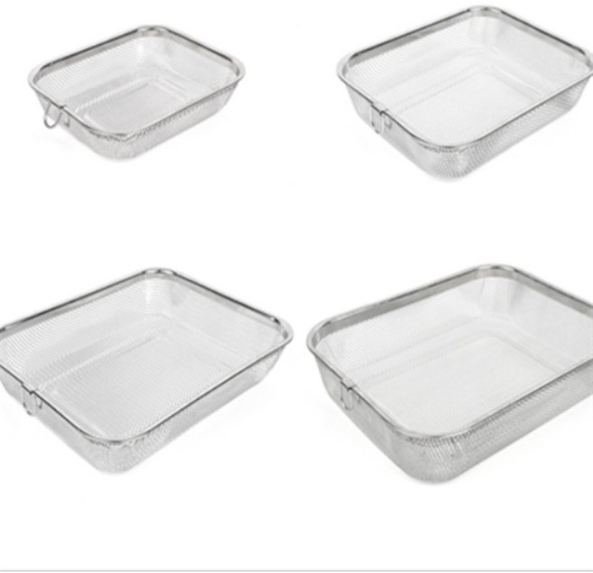 [심플] 국산 스텐 채반 업소용튀김거름망, 소