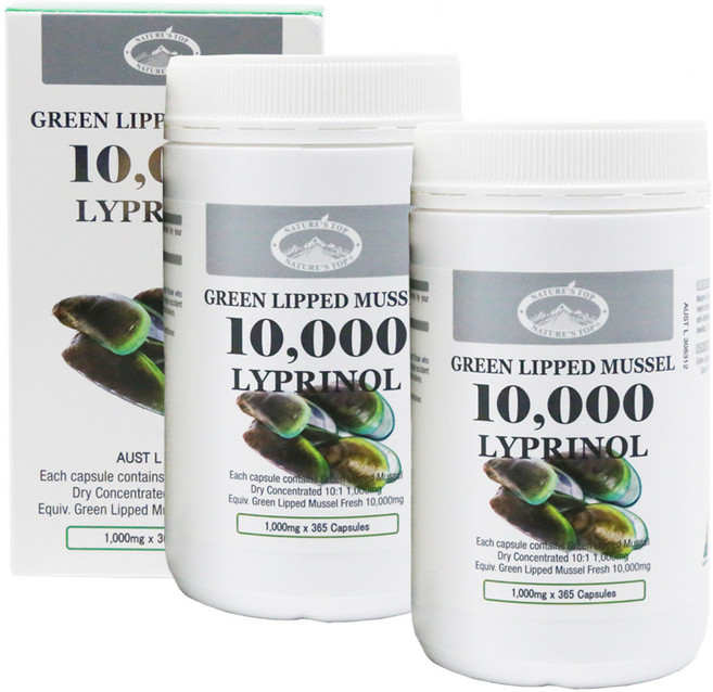 네이처스탑_초록홍합 10000mg 365정 (호주정품 호주직영점), 2병