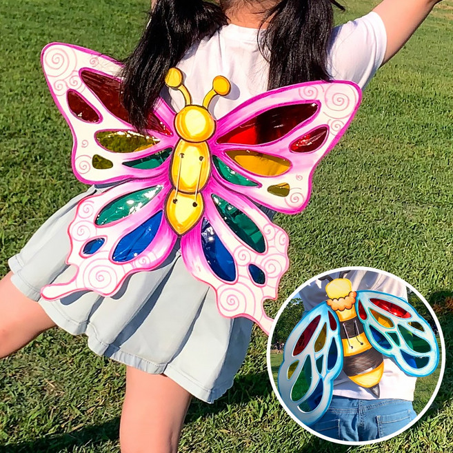 교과서에 나오는 EVA 곤충 날개 만들기 탐구활동지 포함 - 옵션, 10개, 나비