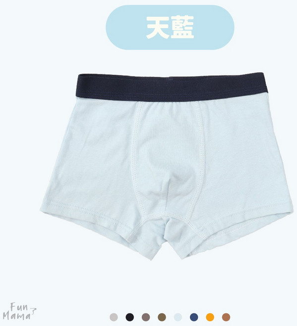Fun Mama 男童純棉四角內褲