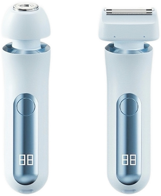 커채 제모기 비키니라인 면도기 Y존 전기면도기 모근제거기 QGY-004, 1개, 블루