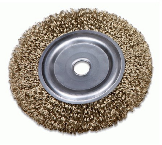 4인치 전기그라인더용 평솔 그라인다 쇠브러쉬 평컵 브러시