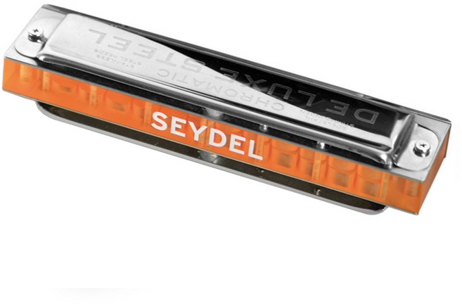 Seydel 세이델 논슬라이더 크로매틱 디럭스 스틸 54481 하모니카, LE, 1개