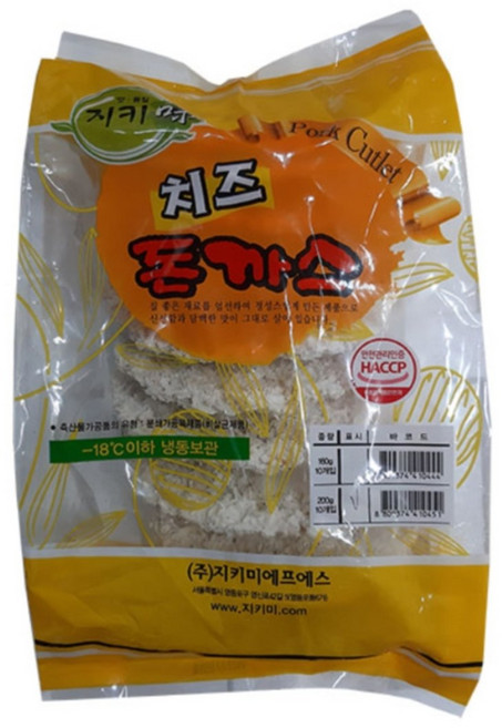 지키미 치즈돈까스, 2kg, 29개