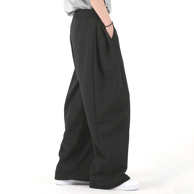 [오버나인] 남자 남성 숏 롱 기장 핀턱 츄리닝 와이드 트레이닝 바지 팬츠