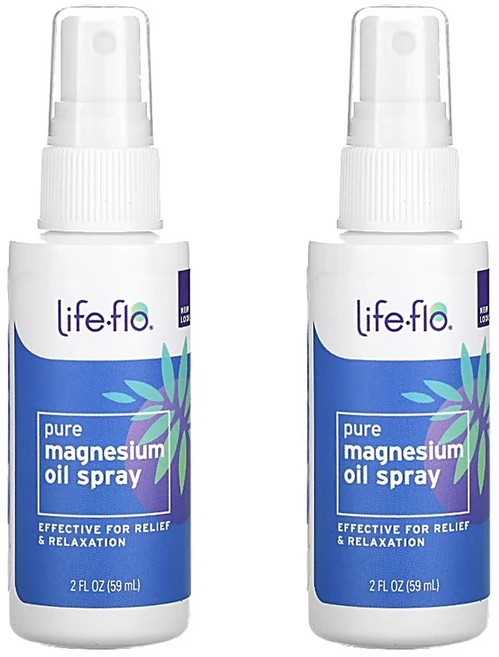 라이프플로 순수 마그네슘 오일 스프레이 59ml(2fl oz) x 2, 59ml - 쿠팡