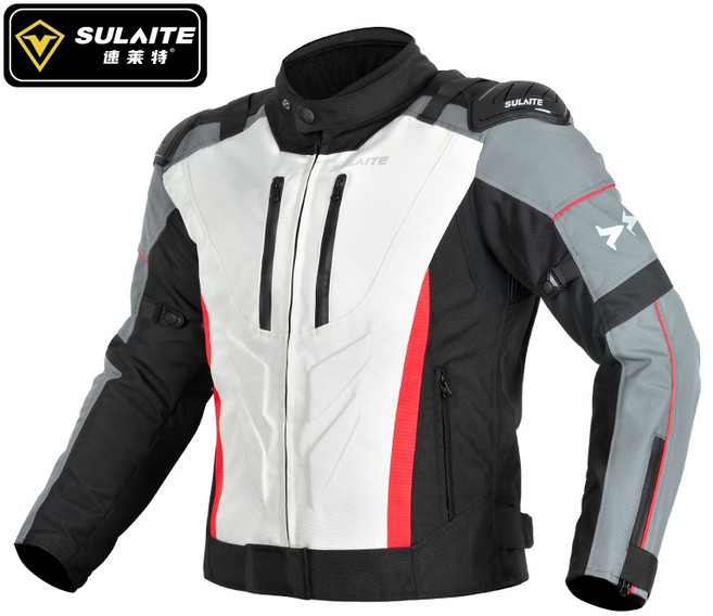 SULAITE 防摔衣, 灰冬季保暖防水,2XL