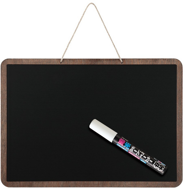 레이메이 앤틱걸이식 POP 블랙 보드 A4 (무광) 자석 식당 카페 사무실 메뉴판 칠판 인테리어 간판 게시판, 단품
