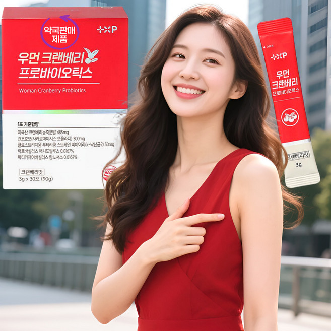 [약국판매제품] 우먼크랜베리 프로바이오틱스 Y존건강관리 여성질건강유산균 말못할고민해결, 1개, 30정