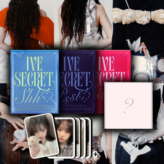 (4종세트) 아이브 앨범 시크릿 미니4집 IVE SECRET 일반반+러브드+특전포카 예약, 4종세트+특전포카