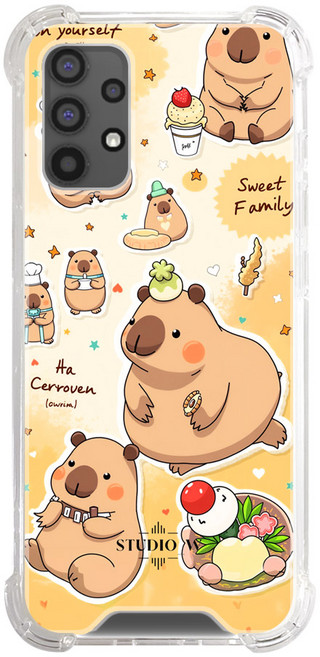 Capybara 그림 맥세이프 핸드폰 케이스 젤리 하드타입