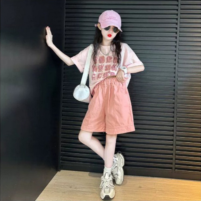 재한 주니어 캐주얼 반팔 상하복세트 [2698]