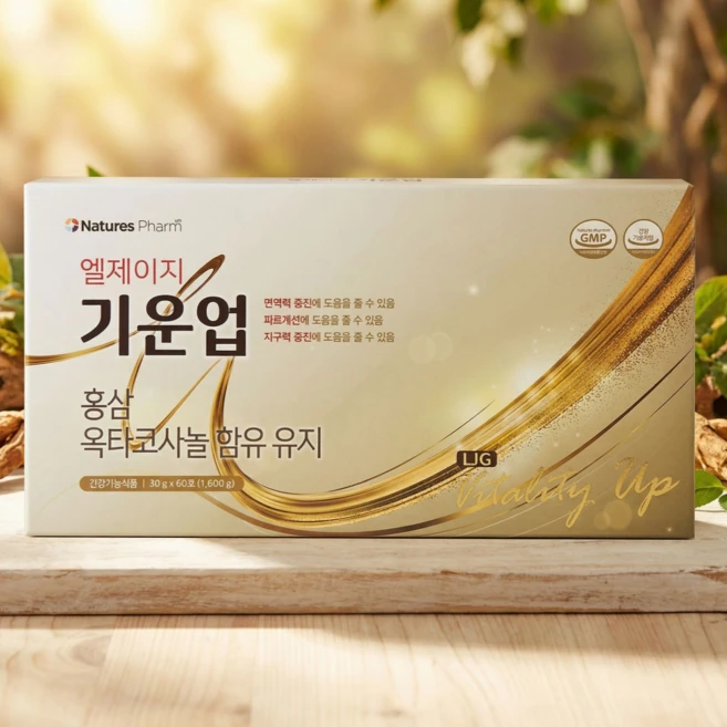 네이처스팜 엘제이지 기운업 60포, 30g, 60개 - 쿠팡