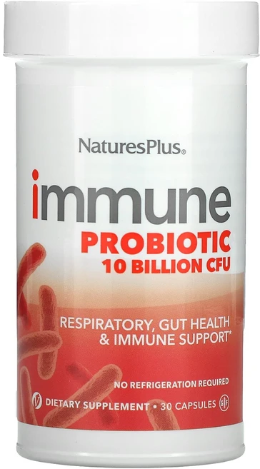 몸관리하세요 겨울입니다 NaturesPlus 면역 프로바이오틱 100억 CFU 캡슐 30정 특별관리진행, 1개 - 쿠팡