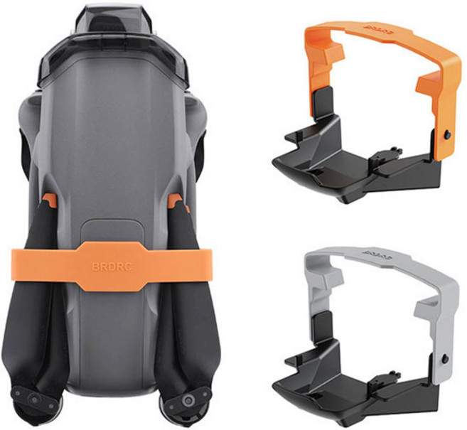 [특가] make speed DJI에어3/에어3S 프로펠러 홀더, 1개, 블랙오랜지