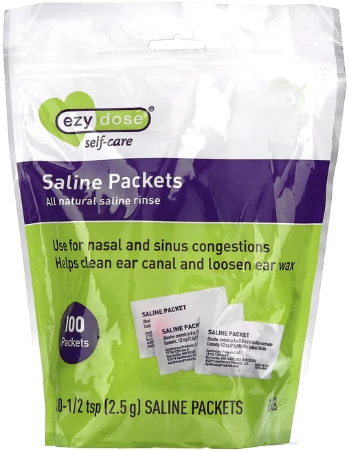 행복하세요 Ezy Dose 셀프 케어 식염수 팩 100팩 건강하시구요, 1개 - 쿠팡