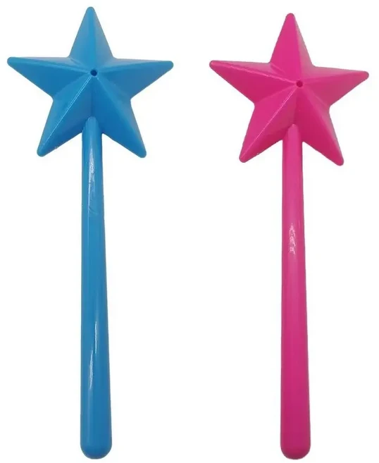 창의적인 플라스틱 소금 셰이커 스타 장수 조미료 항아리 기구 리필 가능한 가정용 후추 마술 지팡이 바베, 05 red-Blue