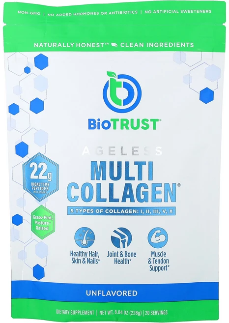 BioTRUST Ageless Multi-Collagen® Unflavored 8.04 oz (228 g), 227 g, 228g, 1개 - 쿠팡