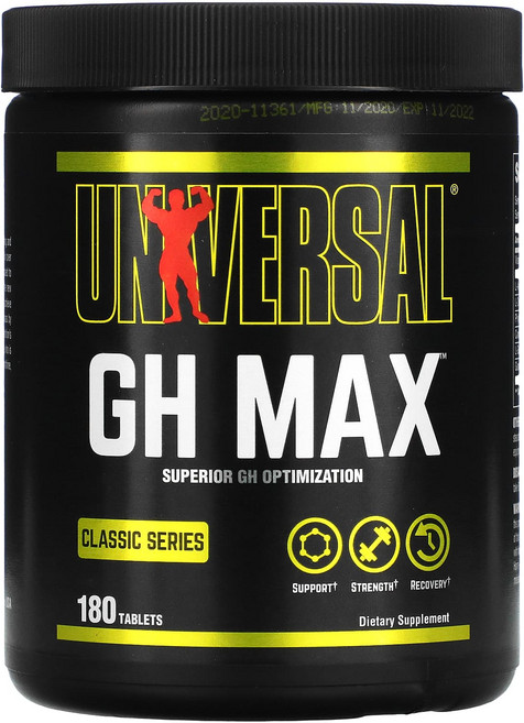 유니버셜뉴트리션 클래식 시리즈 GH 멕스 맥스 슈페리어 옵티마이즈드 180정, 1개