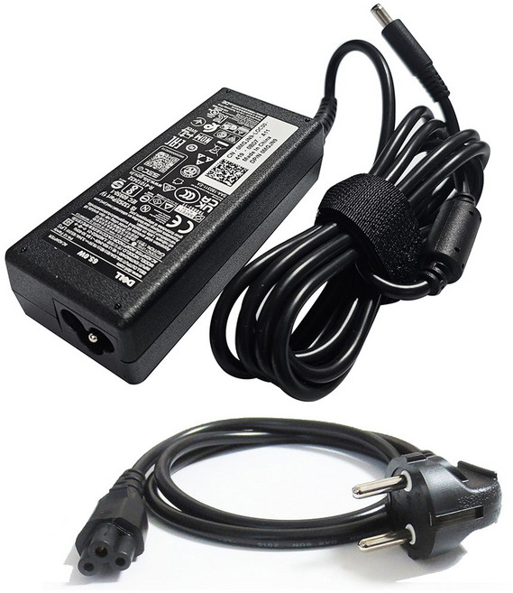 DELL 정품 노트북 어댑터 65w 팁구경 4.5x3.0 중앙핀 LA65NS2-01 충전기 3구기본제공, 어댑터 + 전원케이블, 1개