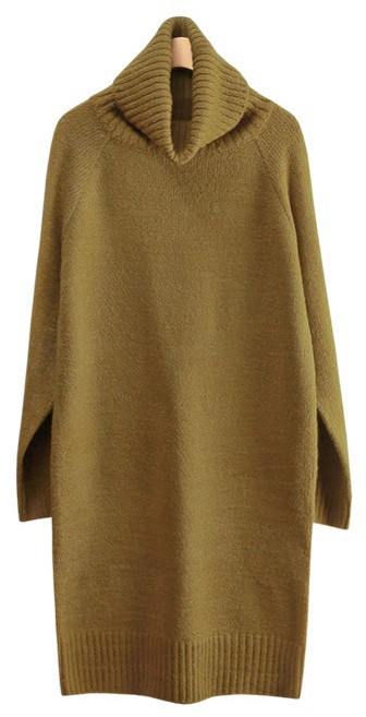 킨포크감성 폴라 니트 원피스