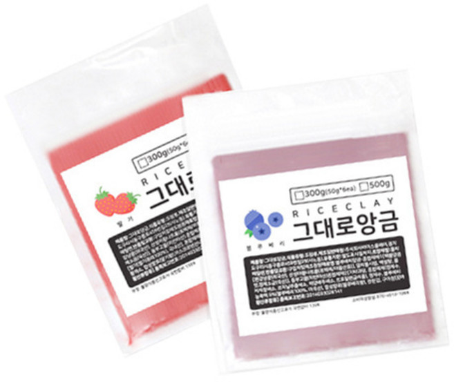 라이스클레이 쌀이랑놀자 그대로 앙금 40g, 1개