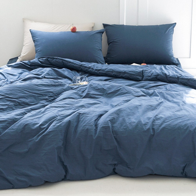 루시드슬립 허쉬 60수 고밀도 바이오워싱 순면 옥수수솜 무봉제 차렵이불세트