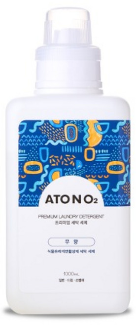 아토앤오투 프리미엄 세탁세제 무향 1L, 1개