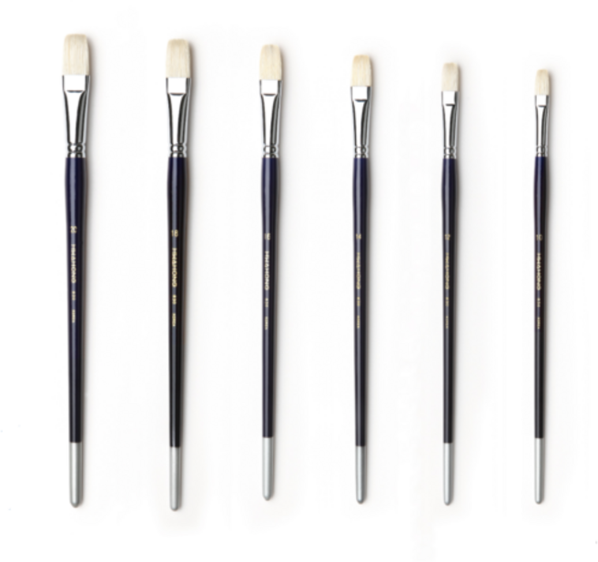 화홍 830 유화 아크릴붓 평붓 낱자루, 20호